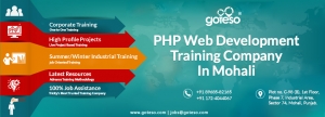 PHP Web development Training in Mohali, Chandigarh & Panchku